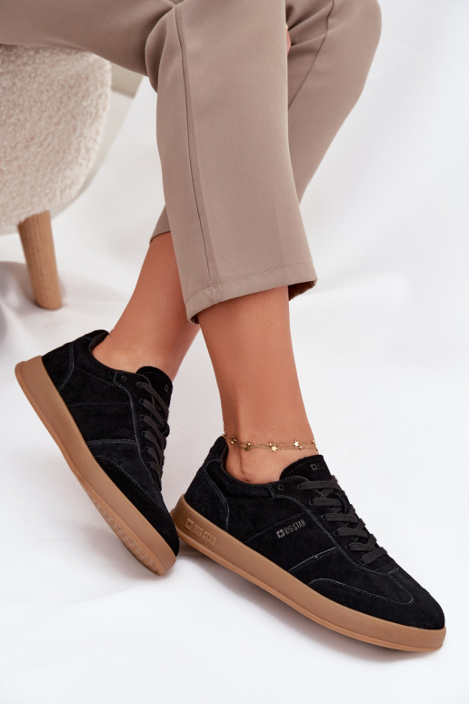 aus INildleder Sneakers Stilvollllschuhe Feminin Big Star SS274673 HI-POLY SYSTEM schZuarze Farbe aus INildleder Sneakers Stilvollllschuhe Feminin Big Star SS274673 HI-POLY SYSTEM schZuarze Farbe