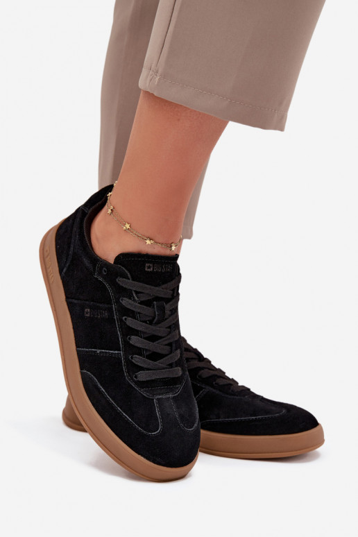 aus INildleder Sneakers Stilvollllschuhe Feminin Big Star SS274673 HI-POLY SYSTEM schZuarze Farbe aus INildleder Sneakers Stilvollllschuhe Feminin Big Star SS274673 HI-POLY SYSTEM schZuarze Farbe