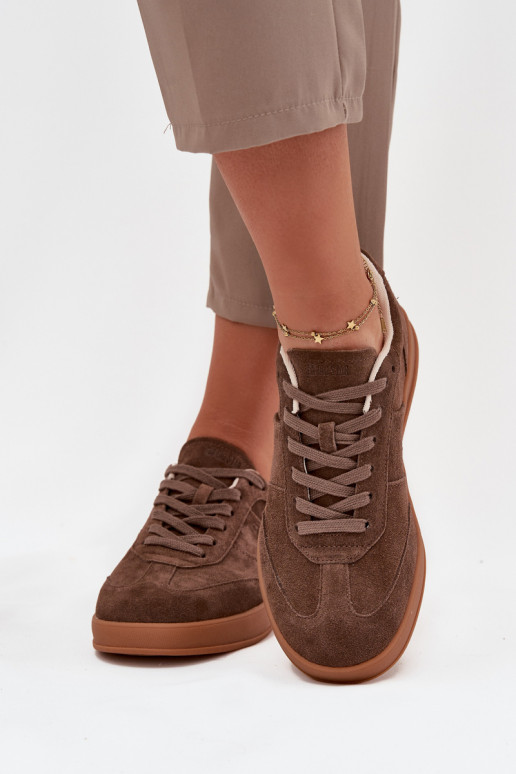 en daim Chaussures modèle baskets Féminin Big Star SS274676 HI-POLY SYSTEM marron en daim Chaussures modèle baskets Féminin Big Star SS274676 HI-POLY SYSTEM marron
