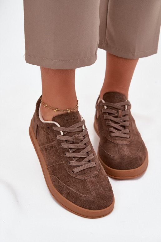 en daim Chaussures modèle baskets Féminin Big Star SS274676 HI-POLY SYSTEM marron en daim Chaussures modèle baskets Féminin Big Star SS274676 HI-POLY SYSTEM marron