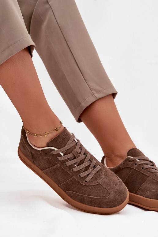 en daim Chaussures modèle baskets Féminin Big Star SS274676 HI-POLY SYSTEM marron en daim Chaussures modèle baskets Féminin Big Star SS274676 HI-POLY SYSTEM marron