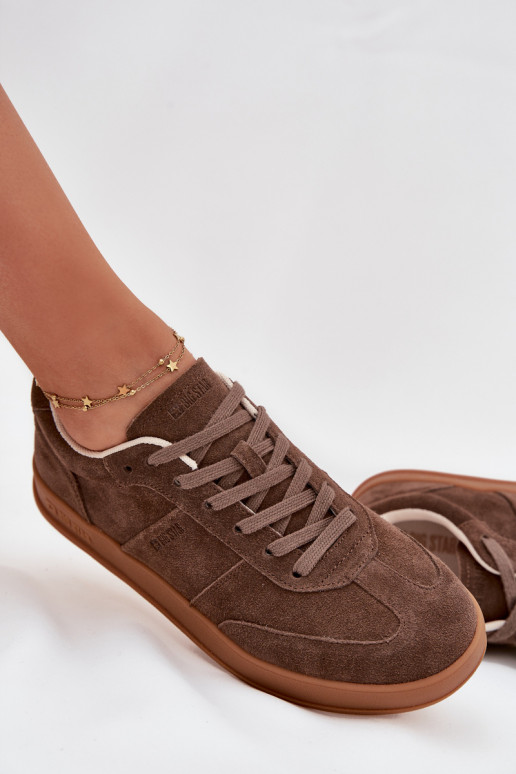 en daim Chaussures modèle baskets Féminin Big Star SS274676 HI-POLY SYSTEM marron en daim Chaussures modèle baskets Féminin Big Star SS274676 HI-POLY SYSTEM marron