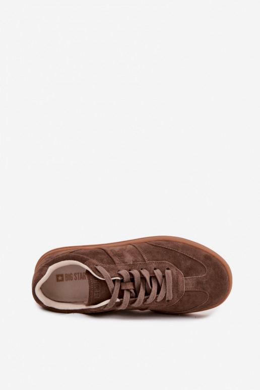en daim Chaussures modèle baskets Féminin Big Star SS274676 HI-POLY SYSTEM marron en daim Chaussures modèle baskets Féminin Big Star SS274676 HI-POLY SYSTEM marron