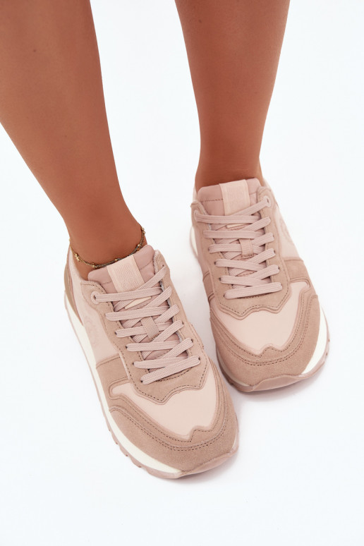 Peau Chaussures modèle baskets Féminin Big Star OO274521 HI-POLY SYSTEM Nude Peau Chaussures modèle baskets Féminin Big Star OO274521 HI-POLY SYSTEM Nude