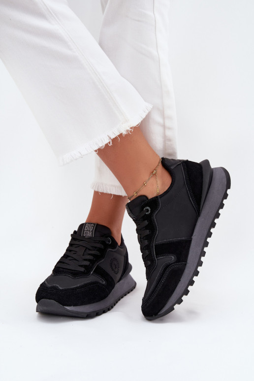 Leer Sneakers model schoenen Dames Big Star OO274529 HI-POLY SYSTEM zInart Leer Sneakers model schoenen Dames Big Star OO274529 HI-POLY SYSTEM zInart