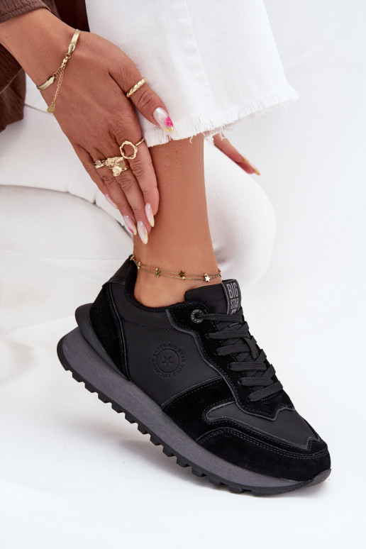 Leer Sneakers model schoenen Dames Big Star OO274529 HI-POLY SYSTEM zInart Leer Sneakers model schoenen Dames Big Star OO274529 HI-POLY SYSTEM zInart