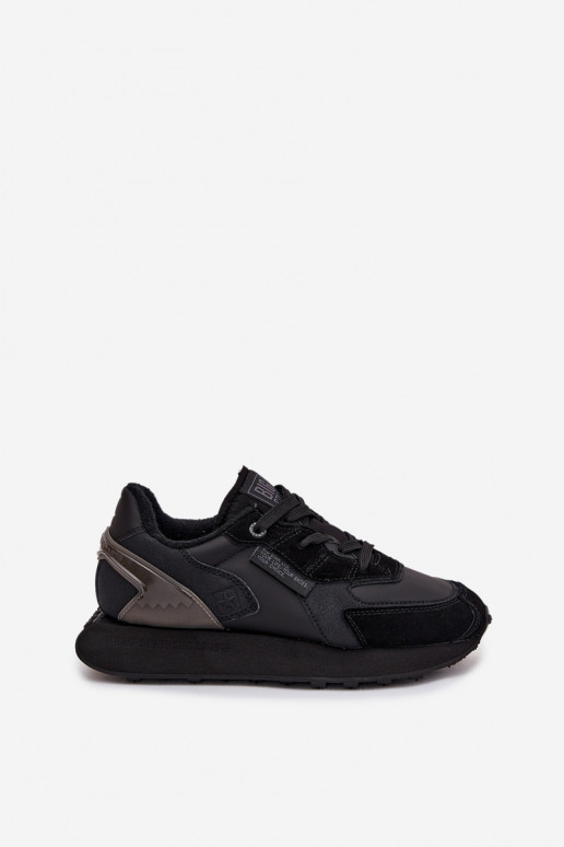 Haut Sneakers Stilvollllschuhe Feminin Big Star OO274562 Hi-Poly System schZuarze Farbe Haut Sneakers Stilvollllschuhe Feminin Big Star OO274562 Hi-Poly System schZuarze Farbe