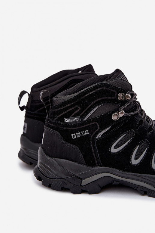 Peau bottes de randonnée Mâle Big Star OO17433 HI-POLY SYSTEM couleur noire Peau bottes de randonnée Mâle Big Star OO17433 HI-POLY SYSTEM couleur noire