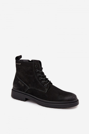 Odinnen warme herenschoenen Big Star OO174148 zwarte kleur