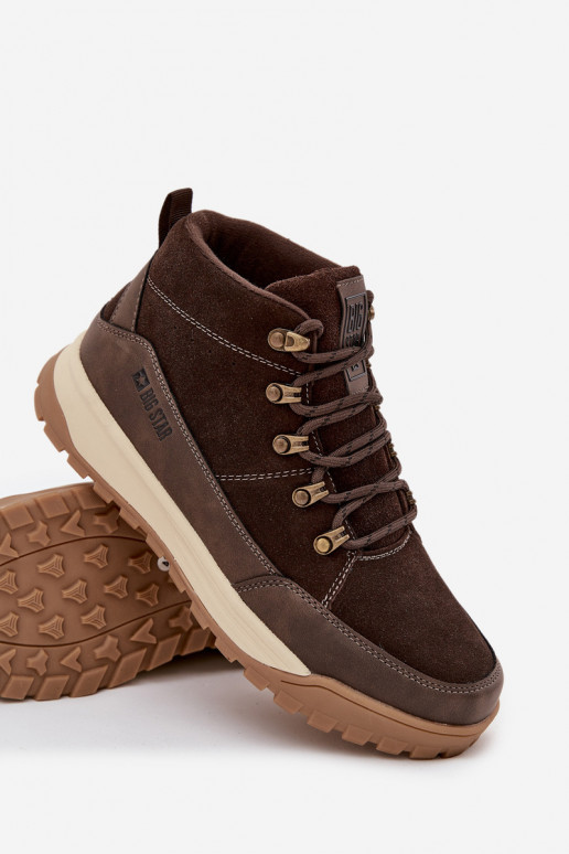 en daim bottes de randonnée Mâle Big Star SS174263 marron en daim bottes de randonnée Mâle Big Star SS174263 marron