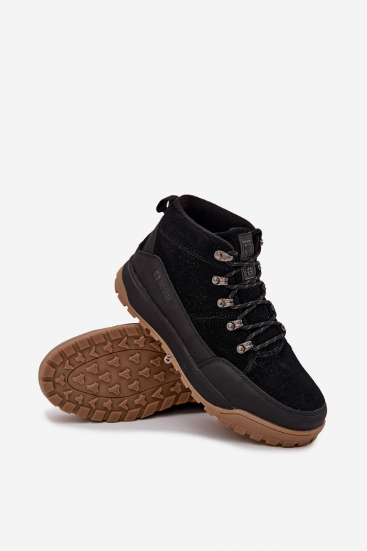 aus INildleder INanderstiefel Männlich Big Star SS174265 schZuarze Farbe aus INildleder INanderstiefel Männlich Big Star SS174265 schZuarze Farbe