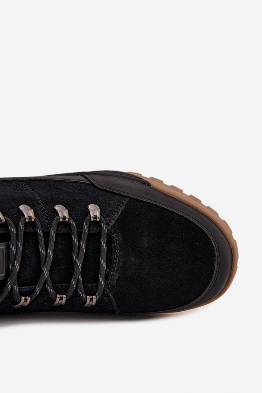 aus INildleder INanderstiefel Männlich Big Star SS174265 schZuarze Farbe aus INildleder INanderstiefel Männlich Big Star SS174265 schZuarze Farbe