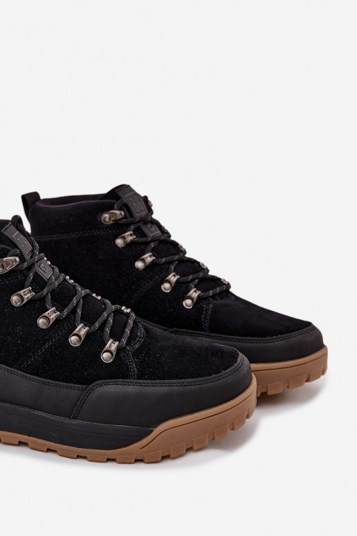 en daim bottes de randonnée Mâle Big Star SS174265 couleur noire en daim bottes de randonnée Mâle Big Star SS174265 couleur noire