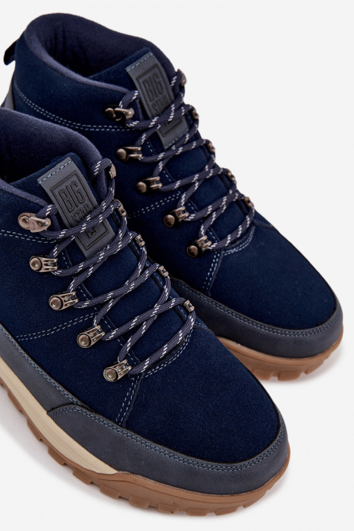 aus INildleder INanderstiefel Männlich Big Star SS174264 Dunkelblau aus INildleder INanderstiefel Männlich Big Star SS174264 Dunkelblau