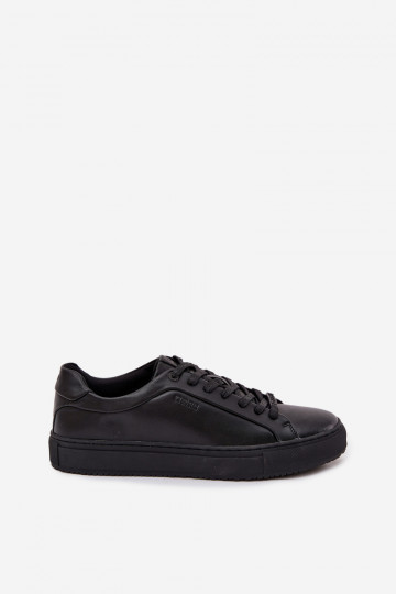 Peau chaussures décontractées Chaussures modèle baskets Mâle Big Star SS174121 couleur noire 2