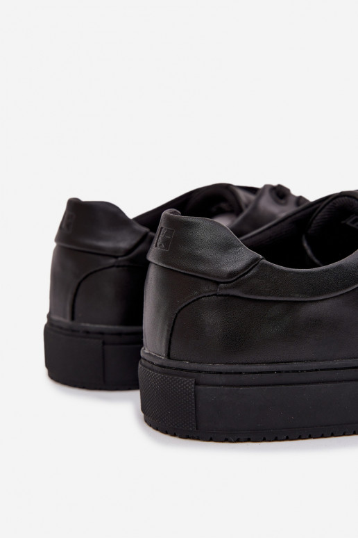 Peau chaussures décontractées Chaussures modèle baskets Mâle Big Star SS174121 couleur noire Peau chaussures décontractées Chaussures modèle baskets Mâle Big Star SS174121 couleur noire