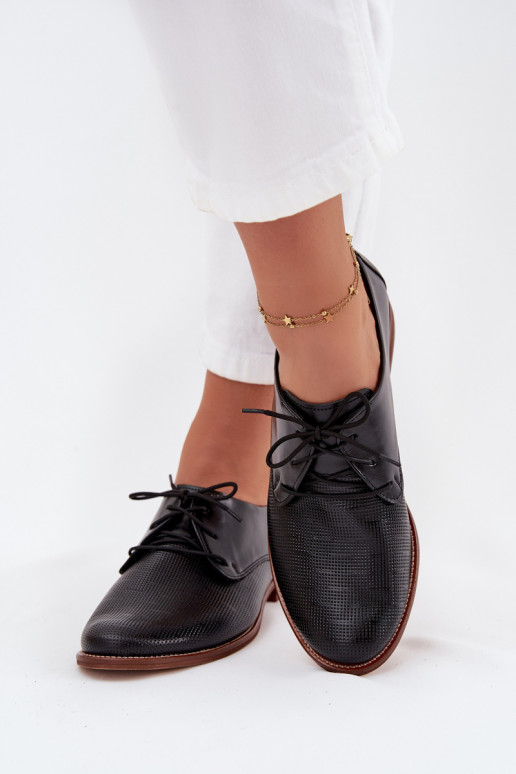 Leer schoenen Dames Elegante stijl met veters Zazoo 4238 zInart Leer schoenen Dames Elegante stijl met veters Zazoo 4238 zInart