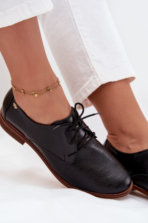 Leer schoenen Dames Elegante stijl met veters Zazoo 4238 zInart Leer schoenen Dames Elegante stijl met veters Zazoo 4238 zInart