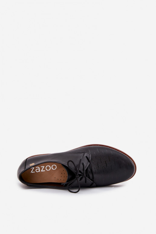 Leer schoenen Dames Elegante stijl met veters Zazoo 4238 zInart Leer schoenen Dames Elegante stijl met veters Zazoo 4238 zInart