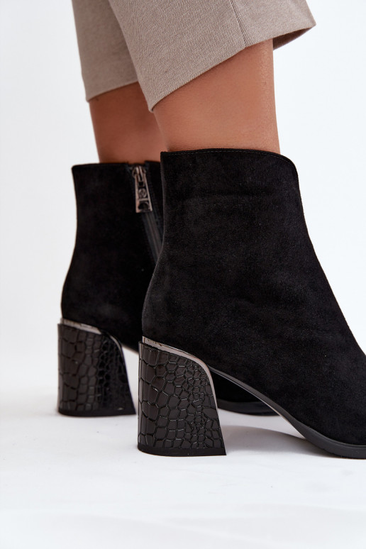 aus INildleder Damenstiefel mit Aufdruck sich Zuarm laufen Vinceza 66801 schZuarze Farbe aus INildleder Damenstiefel mit Aufdruck sich Zuarm laufen Vinceza 66801 schZuarze Farbe