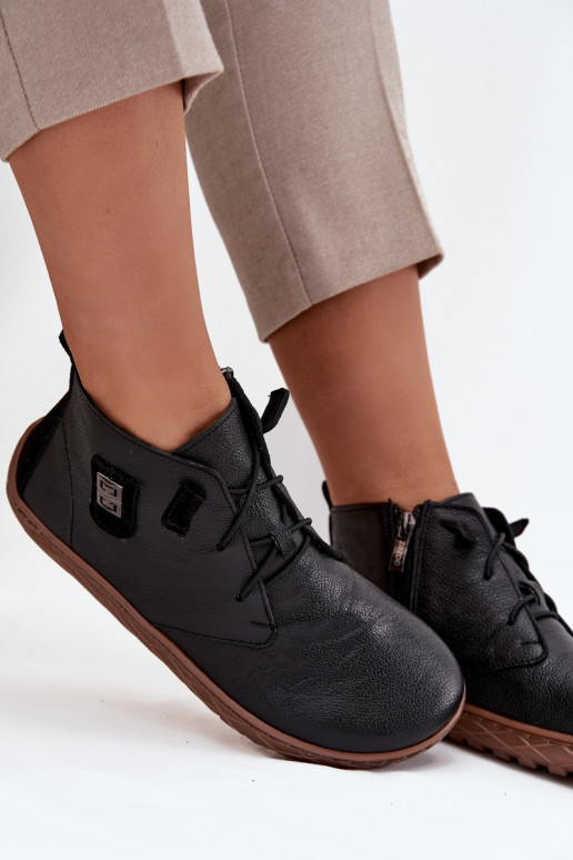 Haut Schuhe Barefoot Feminin Mit Dekorationen Detalem Zazoo 30072 schZuarze Farbe Haut Schuhe Barefoot Feminin Mit Dekorationen Detalem Zazoo 30072 schZuarze Farbe