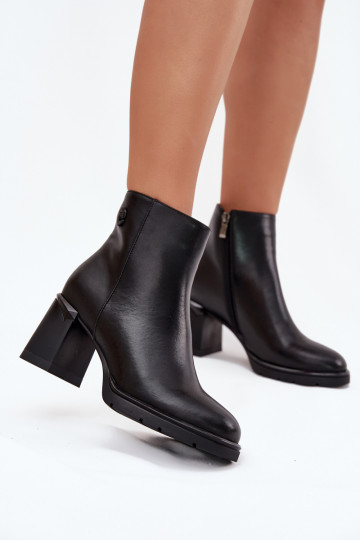 Peau Bottes pour femmes couleur noire Julissa 2