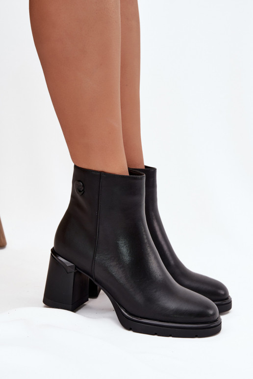 Peau Bottes pour femmes couleur noire Julissa Peau Bottes pour femmes couleur noire Julissa