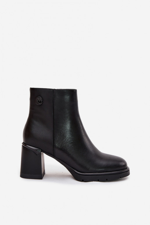 Peau Bottes pour femmes couleur noire Julissa Peau Bottes pour femmes couleur noire Julissa