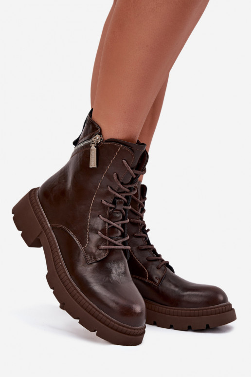 Peau Bottines de travail Féminin réchauffer Big Star SS274453 marron Peau Bottines de travail Féminin réchauffer Big Star SS274453 marron