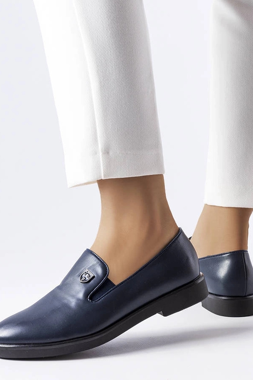 Dunkelblaue glatte Halbschuhe Concord Dunkelblaue glatte Halbschuhe Concord