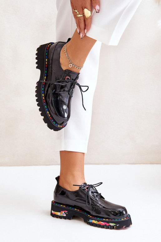 met lakeffect schoenen Dames met veters Artiker 55C0497 zInart