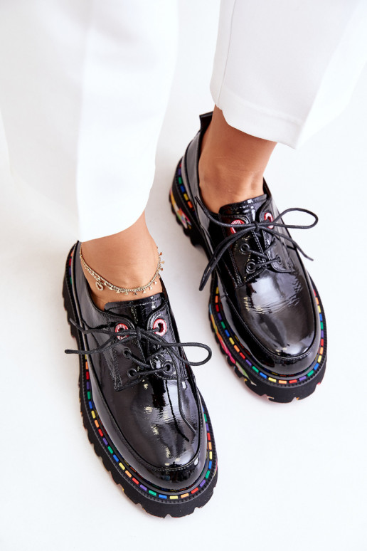 met lakeffect schoenen Dames met veters Artiker 55C0497 zInart