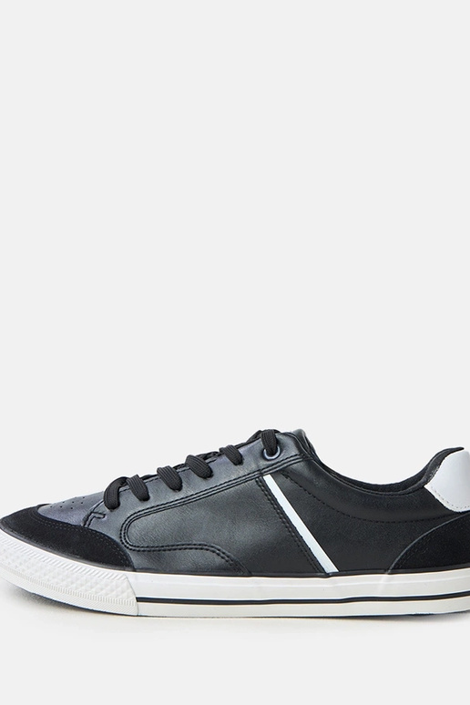 Schwarze Herren Sportschuhe mit...