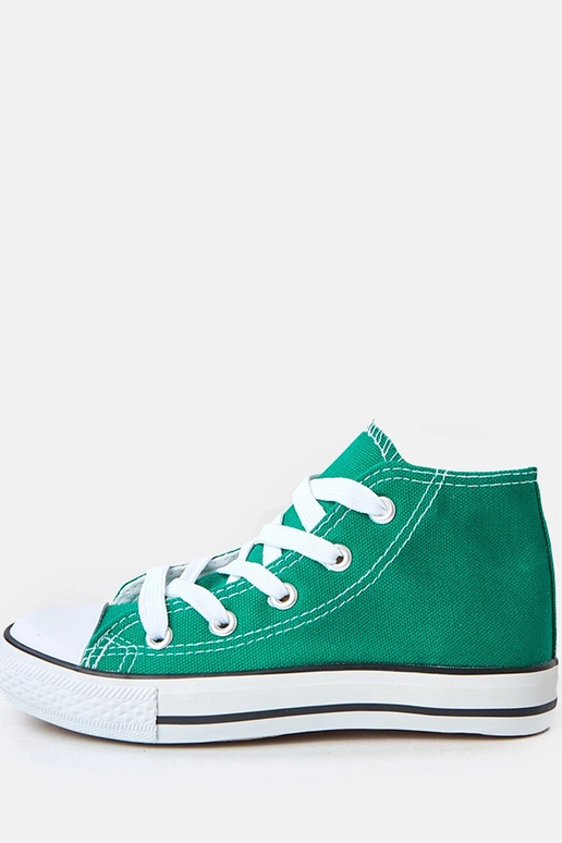 Groene kinder hoge sneakers Tandy