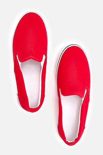 Baskets slip-on rouges pour...