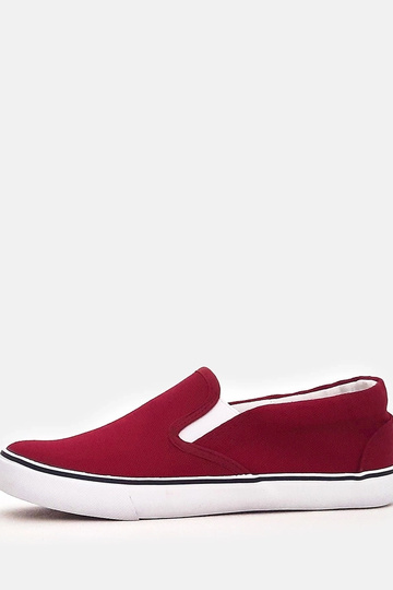 Baskets slip-on bordeaux... 2