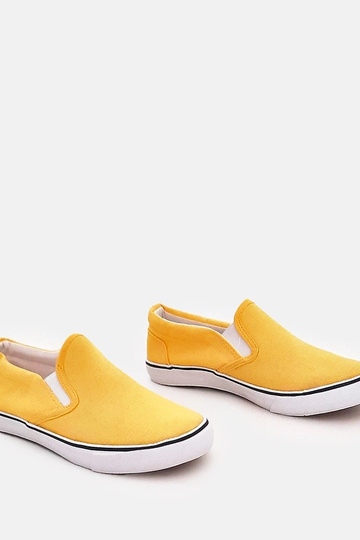 Baskets slip-on jaunes pour...