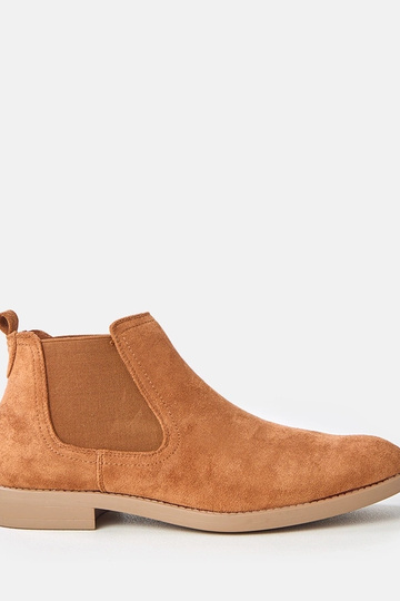 Bottes montantes en cuir...