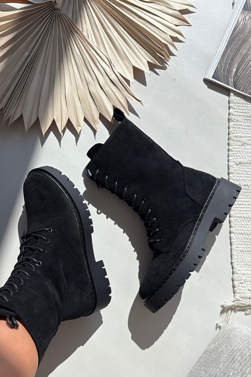 Damen gefütterte Arbeitsstiefel, schwarz, Tai turirvielle