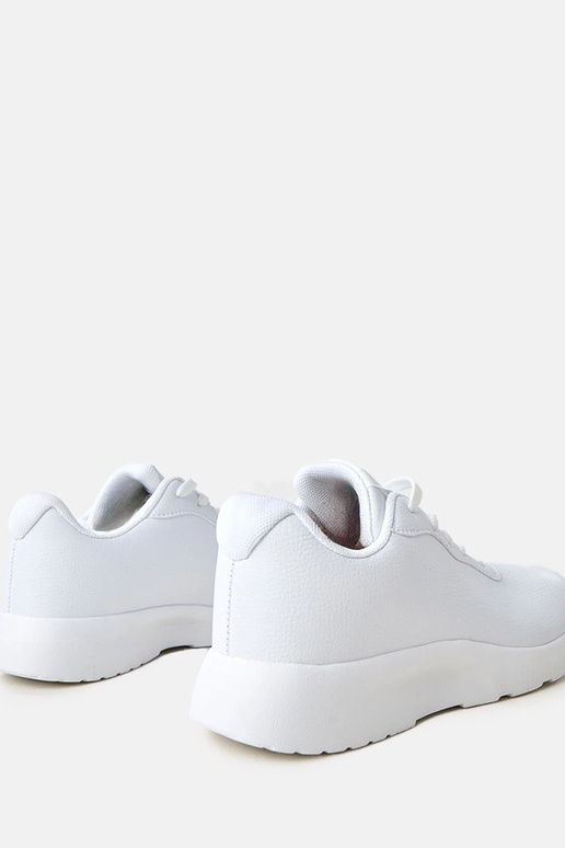 Weiße Herren-Sneaker mit erhöhter...