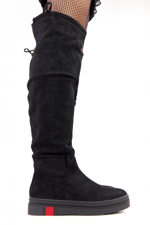 Bottes noires à plateforme Barissa