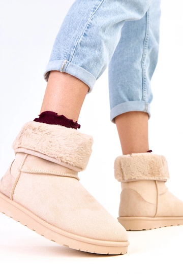 Bottes de neige beiges avec... 2