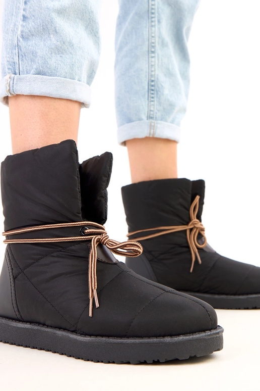 Bottes de neige noires pour femmes...