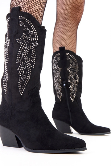 Zwarte cowboylaarzen met... 2