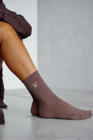 Chaussettes Féminin NiedźÀiadek marron