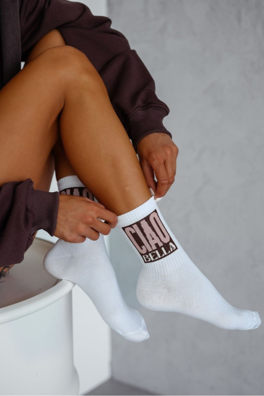 Chaussettes Féminin CIAO BELLA couleur blanche Chaussettes Féminin CIAO BELLA couleur blanche