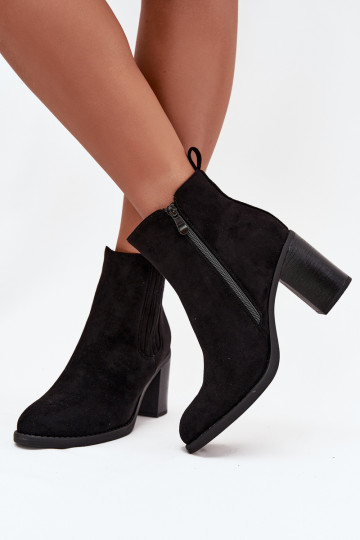 réchauffer Bottes pour femmes Activé SłupkoÀym Obcasie couleur noire Brevina 2