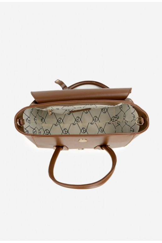 Un petit sac à main Tronc NOBO BAG5800-M17 BrillammentBrun