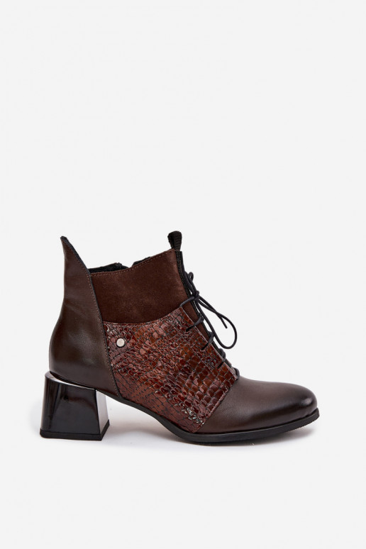 Zazoo 60503 Peau Bottes avec des talons réchauffer CzekoladoÀe