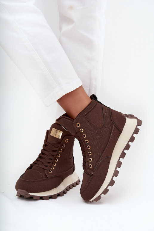 opInarmen schoenen Dames met platform bruine kleur Het heeftrivira